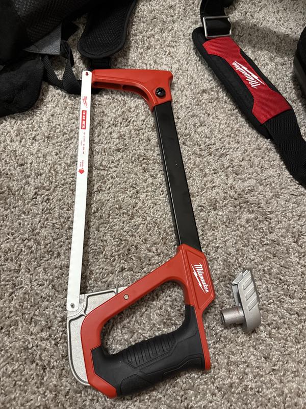 Milwaukee 48-22-0050 12" High Tension Hacksaw - Metal Frame, Bi-Metal Blade, Red