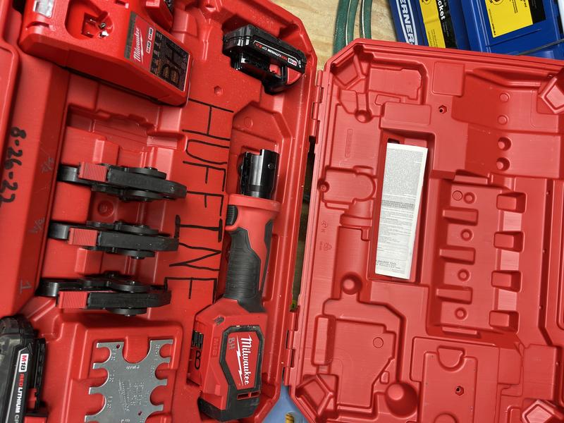 M18 Short Throw Press Tool Kit with PEX Crimp Jaws Milwaukee Tool