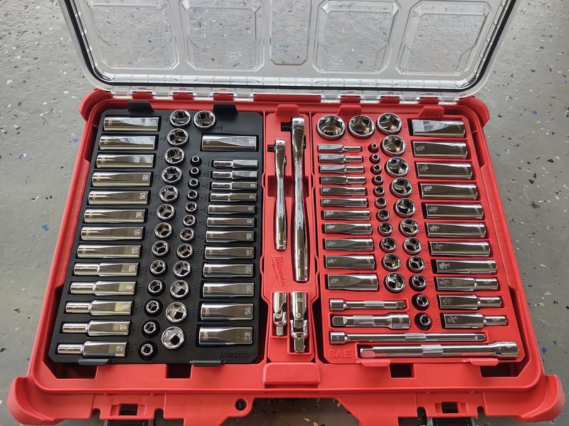 Milwaukee packout outlet socket set