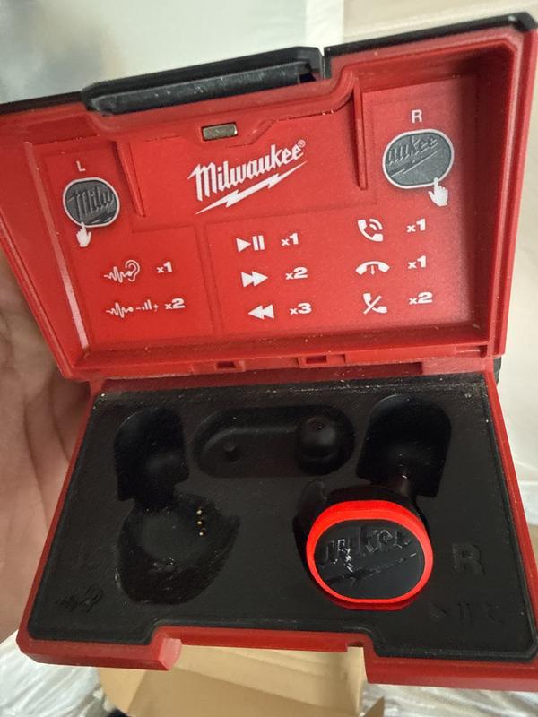 Milwaukee REDLITHIUM USB Bluetooth Jobsite Ear Buds - 2191-21