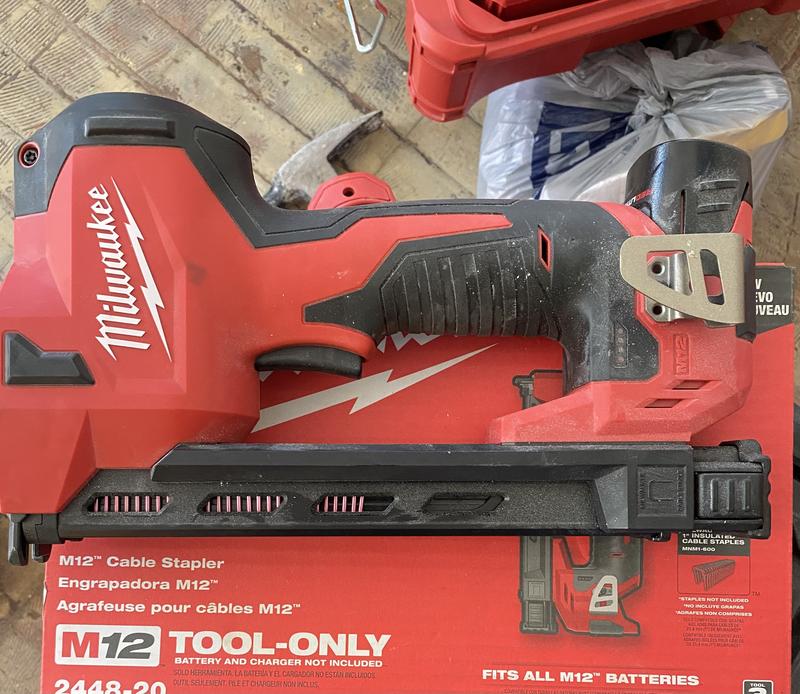 Milwaukee M12 Cable Stapler (Bare Tool) 2448-20