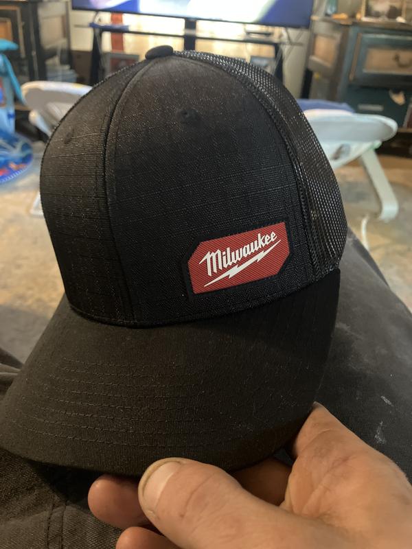 Milwaukee Tool Black GRIDIRON Trucker Hat - Adjustable Fit