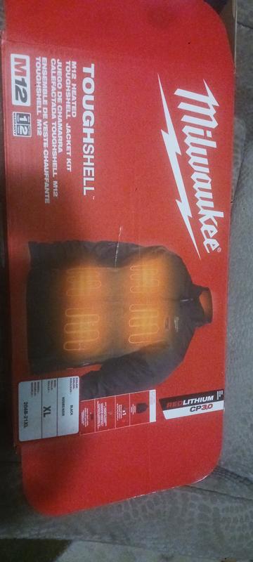 Veste chauffante Milwaukee M12, Noire, XL