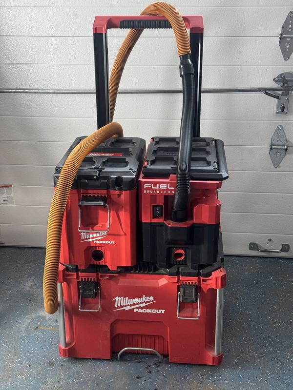 Renaudo.. MILWAUKEE PACKOUT ASPIRATORE SOLIDI E LIQUIDI M18 FPOVCL-0