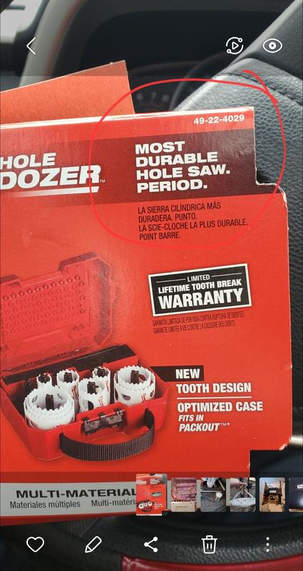 17PC) HOLE DOZER™ Bi-Metal Hole Saw Set - 3.5 TPI | Milwaukee Tool