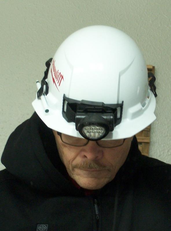 hard hat light mount