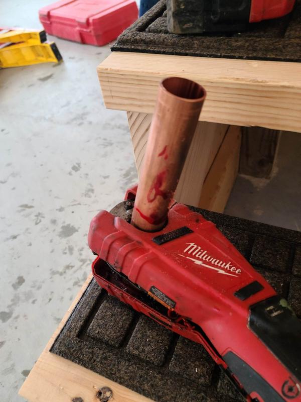 Milwaukee 2471-20 M12 Cordless Copper Tubing Cutter - Red for sale online