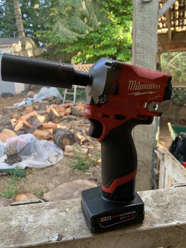 Milwaukee 2554-20 M12 FUEL Stubby 3/8 Impact Wrench, Bare Tool