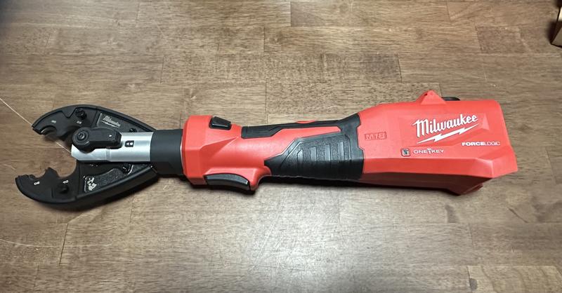 6T Linear Utility Crimper Kit w O D3 Jaw Milwaukee Tool