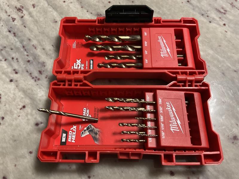 Milwaukee 9/64 in. Red Helix Cobalt Drill Bit 48-89-2306 - The Home Depot