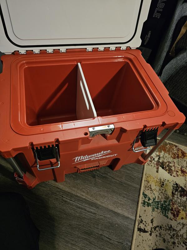 Milwaukee PACKOUT 40 Qt. XL Cooler, Red - Power Townsend Company