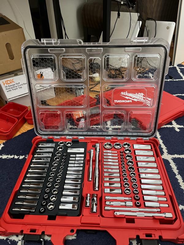 106PC Ratchet Socket Set PACKOUT Milwaukee Tool