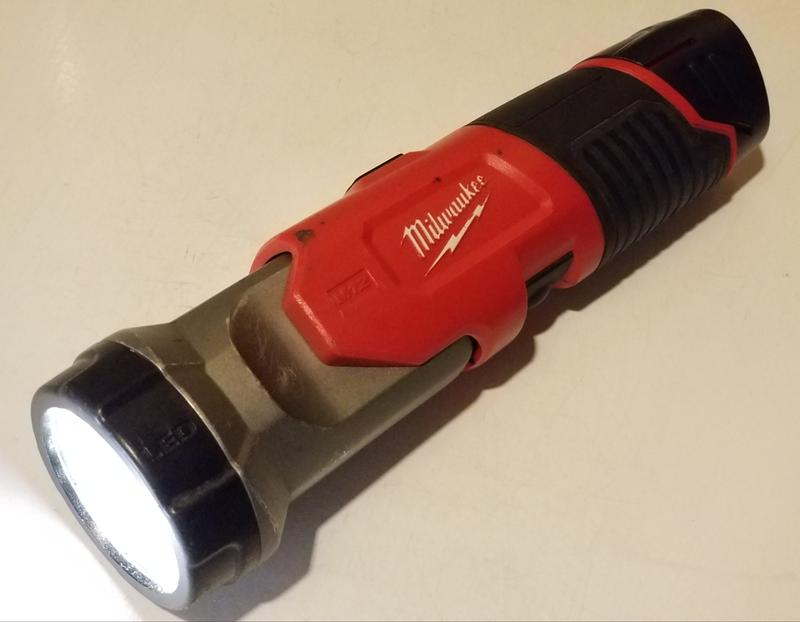 New Milwaukee 49-24-0146 12V 12 Volt M12 LED Flashlight Rotating Head Cordless 