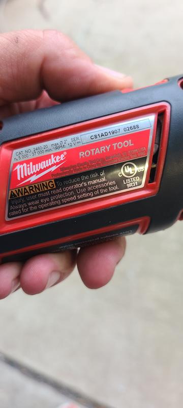 Milwaukee 2460-20 M12 12V Rotary Tool w/ Cutting Wheels - Bare Tool –  MaxTool