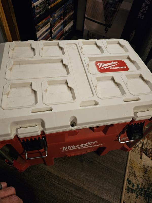 Milwaukee PACKOUT 40 Qt. XL Cooler, Red - Power Townsend Company