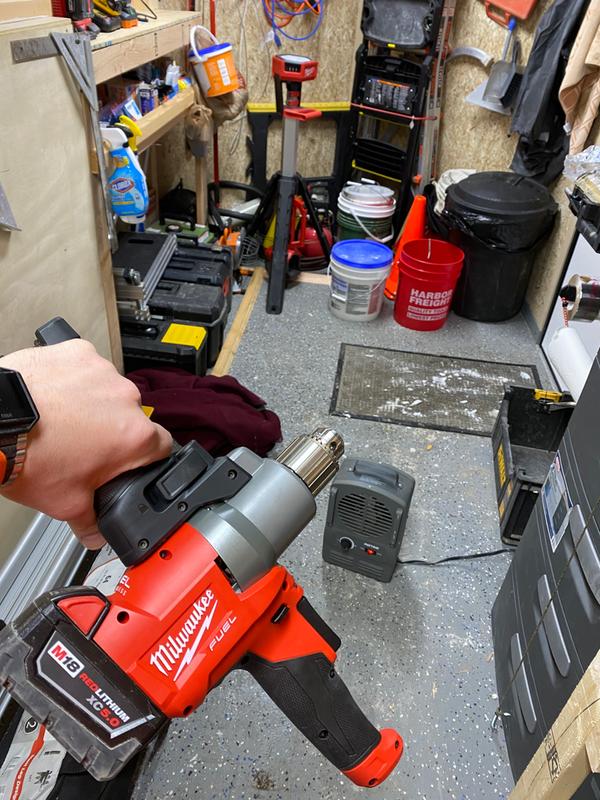 Milwaukee cordless online mixer