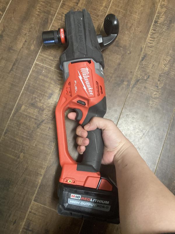 Milwaukee 2808-20 M18 Fuel Hole HAWG Brushless Lithium-Ion Cordless Right  Angle Drill with 7/16 in. Quik-LOK (Tool Only)