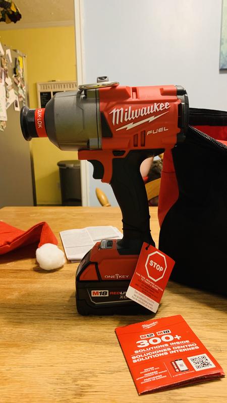 Milwaukee Impact Wrench: 7/16 in Hex Drive Size, 750 ft-lb