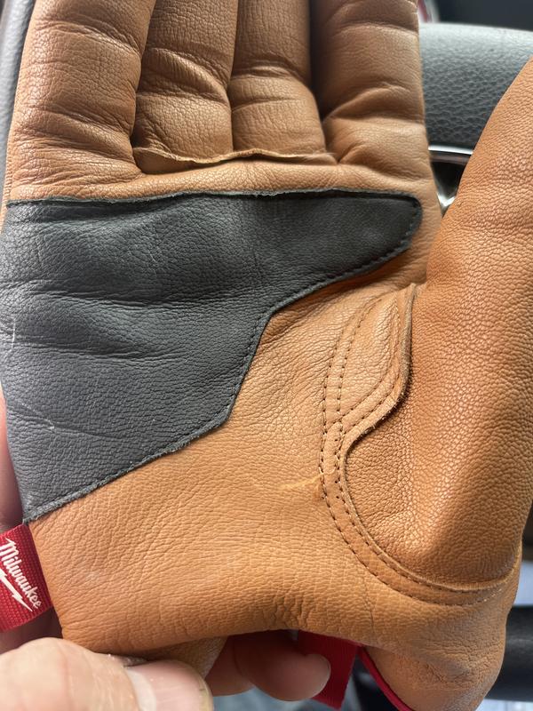 Milwaukee Impact Cut Level 3 Unisex Large Goatskin Leather Work Gloves -  Baller Hardware