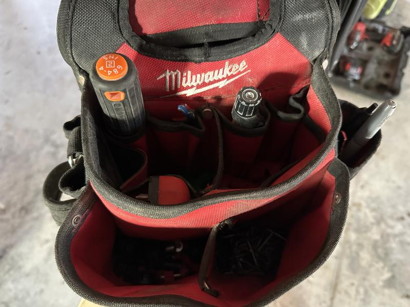 Milwaukee electrician tool outlet bag