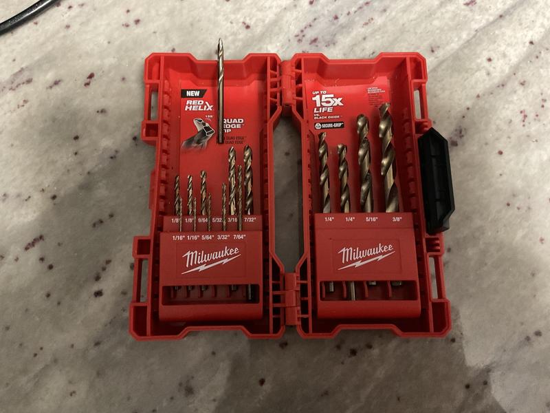 Milwaukee cobalt drill discount bits