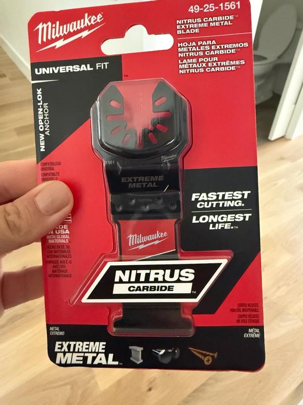 Milwaukee Extreme Metal Universal Fit OPEN-LOK Oscillating Multi
