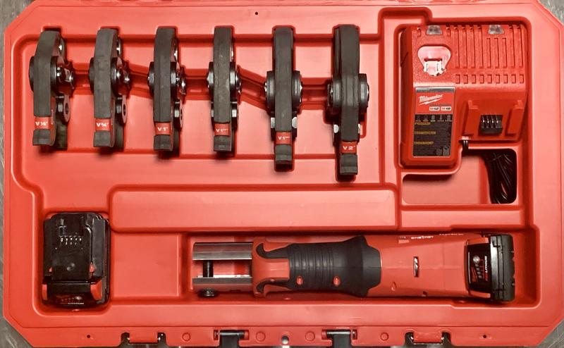 Milwaukee 2922-22 M18 Force Logic Press Tool with One-Key, 1/2-2 CTS Jaws