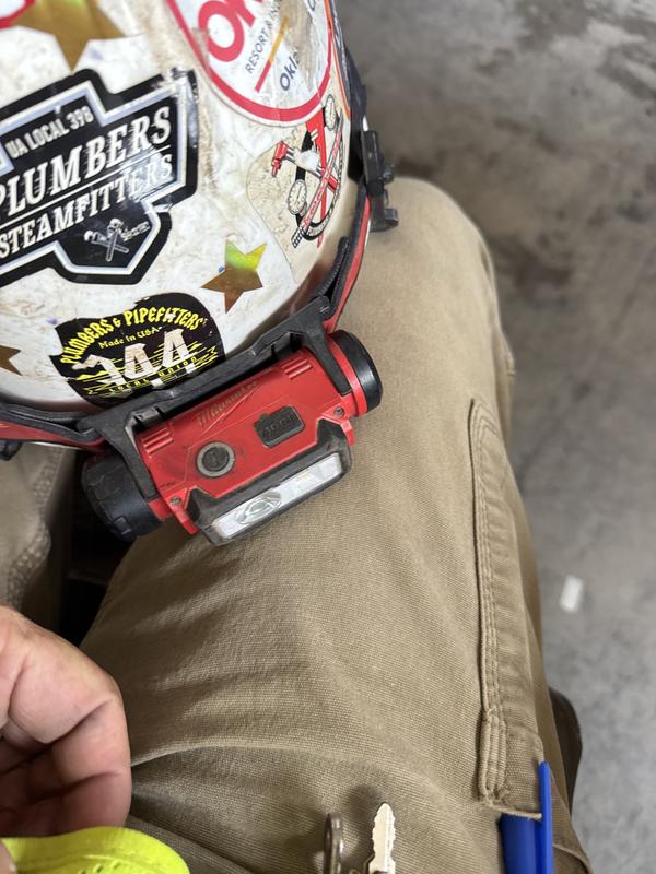 REDLTHIUM™ 600 Lumen USB Rechargeable Hard Hat Headlamp