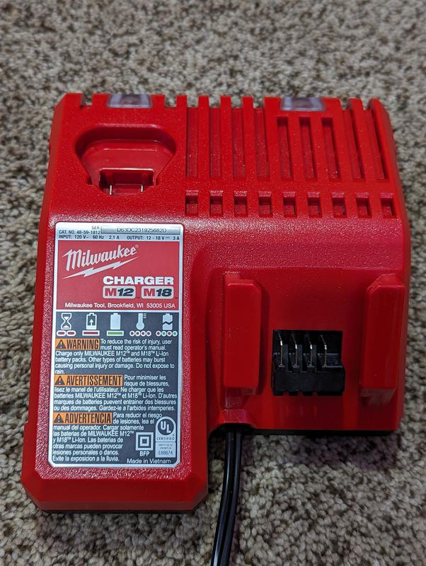 Milwaukee m18 deals and m12 charger