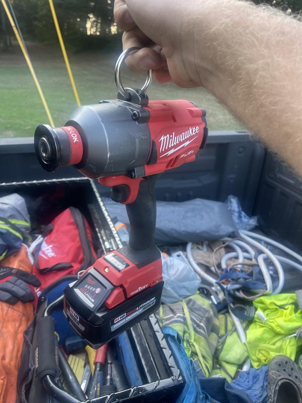 Milwaukee Impact Wrench: 7/16 in Hex Drive Size, 750 ft-lb