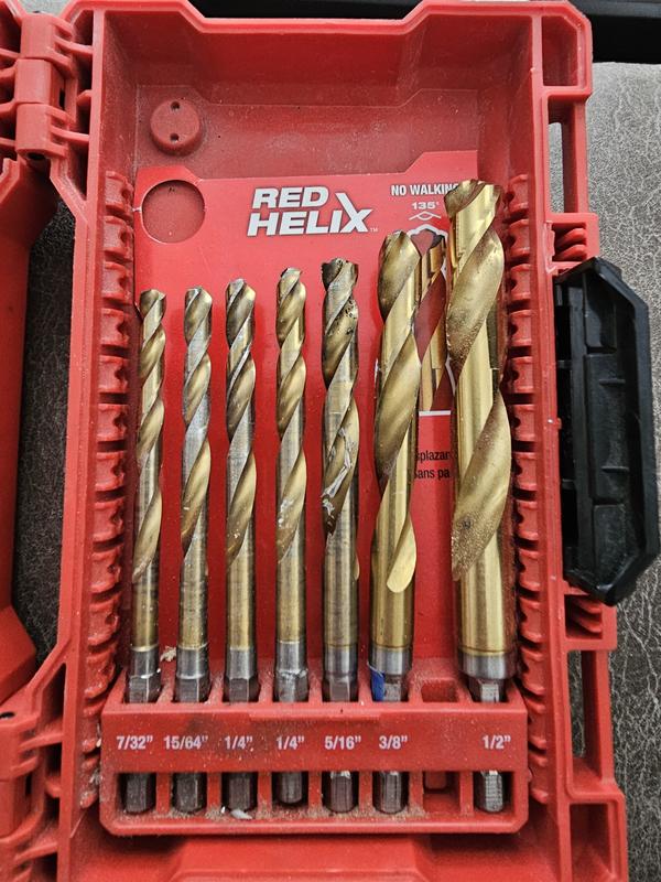 SHOCKWAVE RED HELIX Titanium Drill Bits | Milwaukee Tool