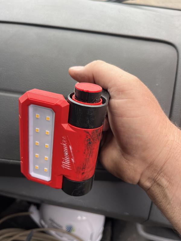 500 lumens led pivoting rechargeable flashlight Feit Electric FL500 Tactical Its powered by Redlithium USB Milwaukee 500 Lumens LED Pivoting