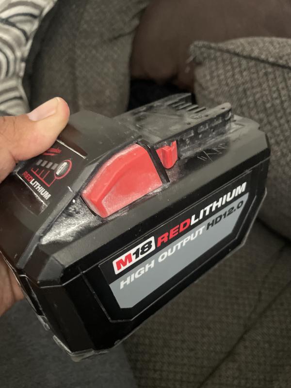 Milwaukee m18 redlithium cheap high output hd 12.0