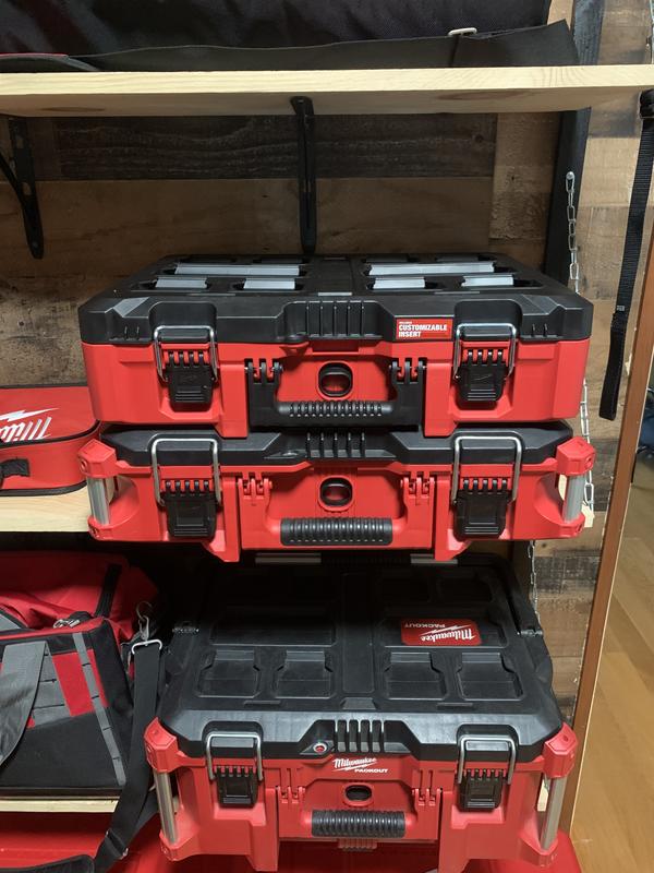 Milwaukee Packout Tool Case w/Customizable Foam Insert on Mounting