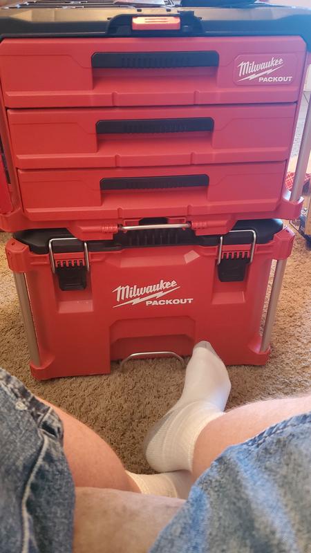  Milwauke Packout 3-Drawer Tool Box : Tools & Home Improvement