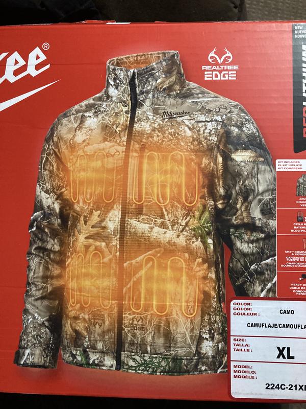 Milwaukee heated jacket camo best sale