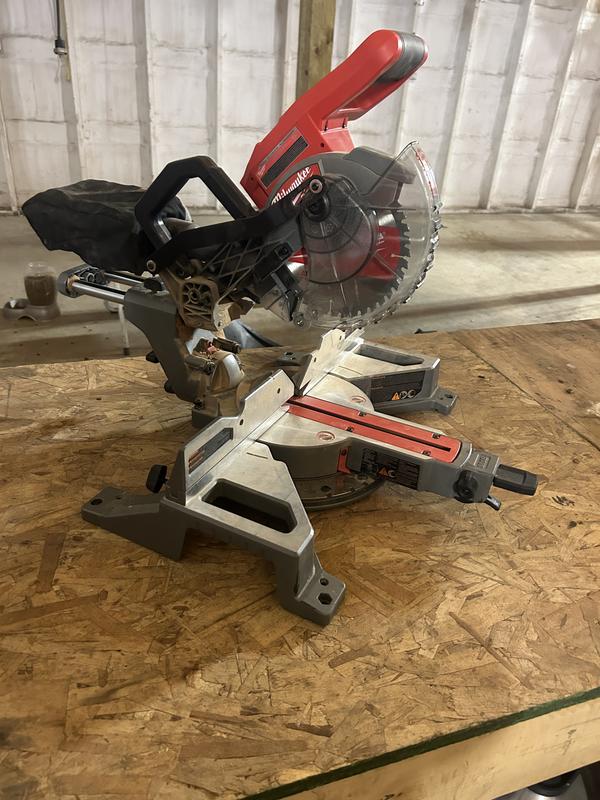 Milwaukee cordless miter saw with online stand