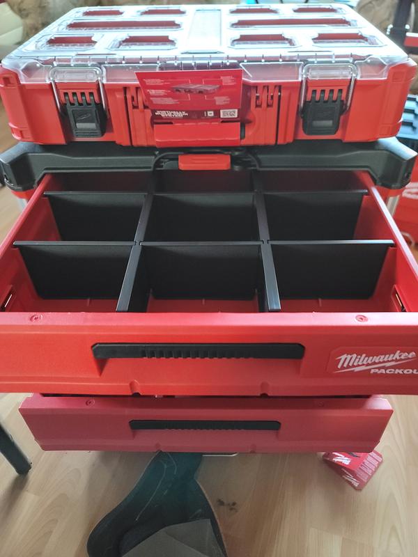 Milwaukee PACKOUT Drawers Tool Box 3 Drawer Bundle 48-22-8443X2