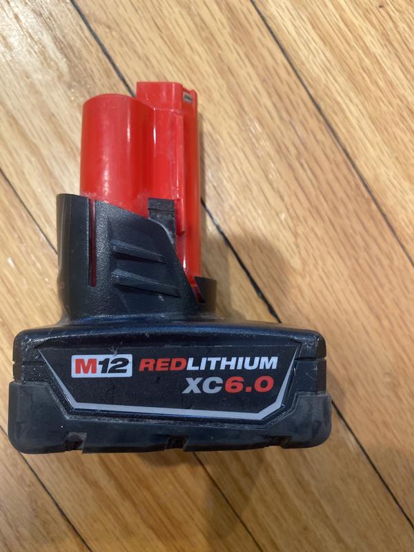 6.0 milwaukee store battery m12