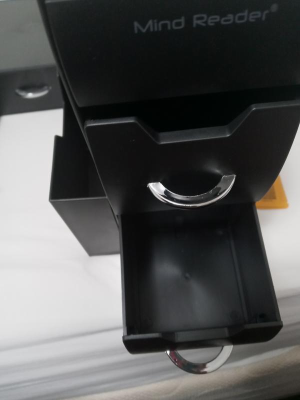 KleanTake by ServSense™ Black Countertop Cup Dispenser / Lid Organizer - 8  Slot