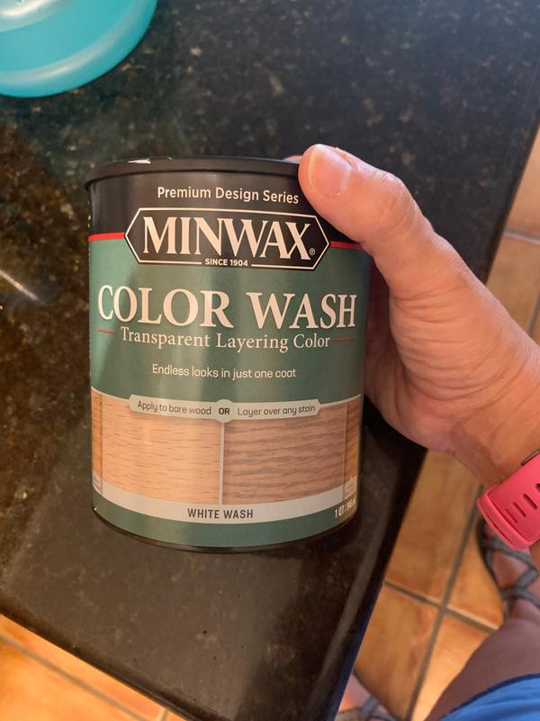 Minwax Color Wash Wood Stain Weathered Gray, 1 Qt.