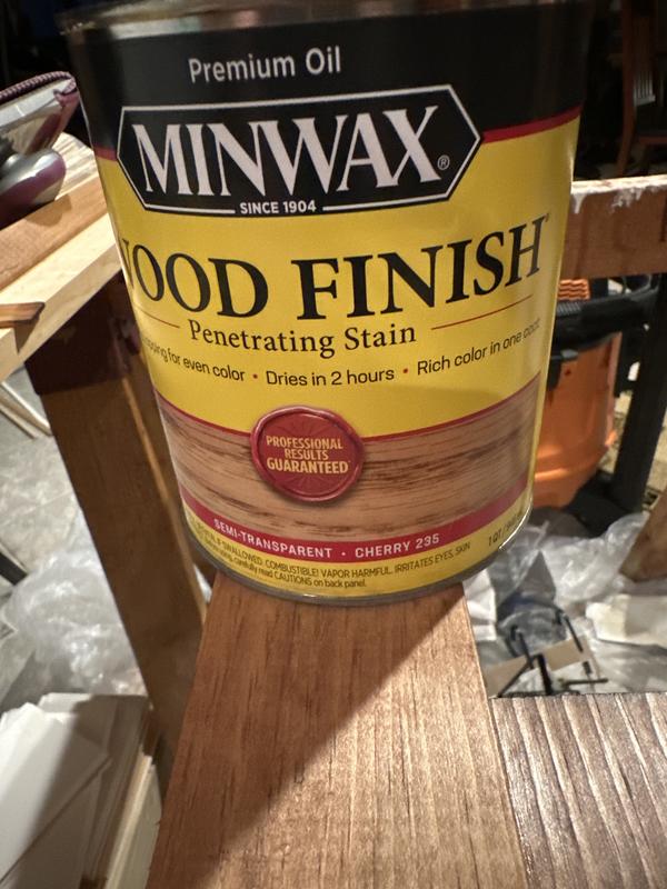 Minwax Wood Finish Penetrating Stain, Red Mahogany, 1/2 Pt