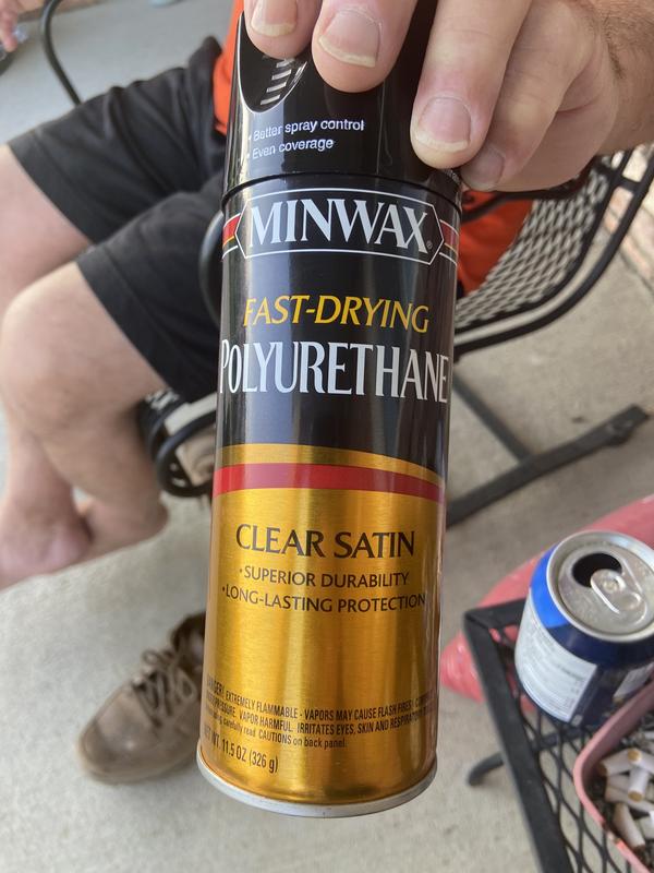 Minwax Helmsman High-Gloss Clear Spray Polyurethane, 11.5 Oz