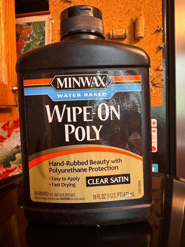 Wipe On Polyurethane, Clear Gloss, 1 Pt.