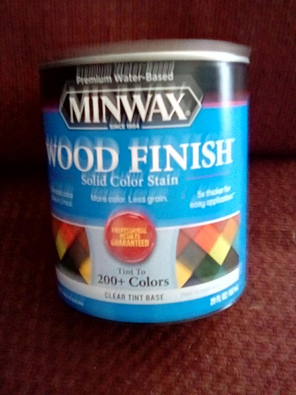 Wood Finish Stain, Water-Based, Solid Color, True Black, 1-Qt.