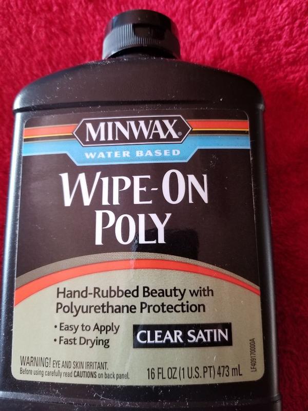 Wipe On Polyurethane, Clear Gloss, 1 Pt.