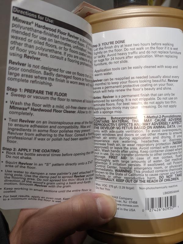 Extended instructions and warnings