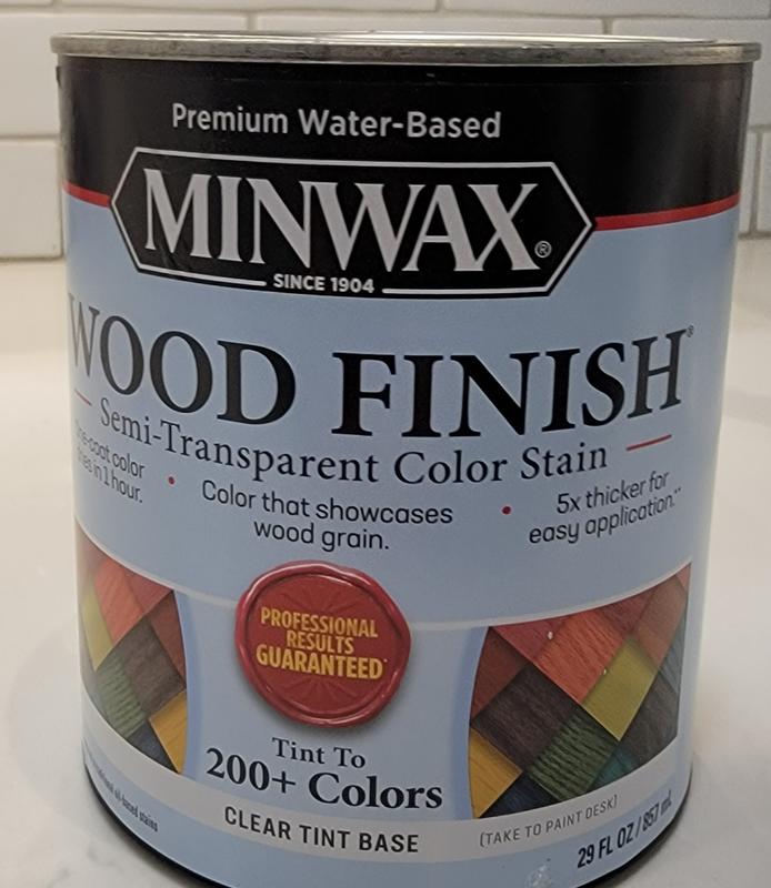 Minwax Wood Finish Water-Based Barn Red Semi-Transparent Interior