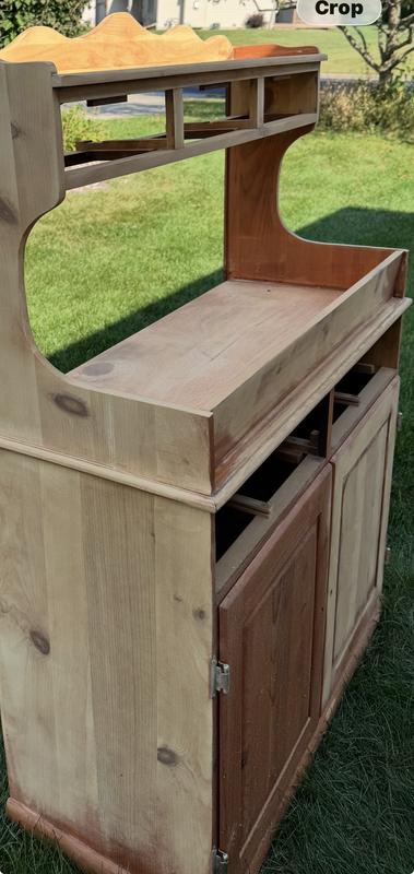Before staining (started sanding)