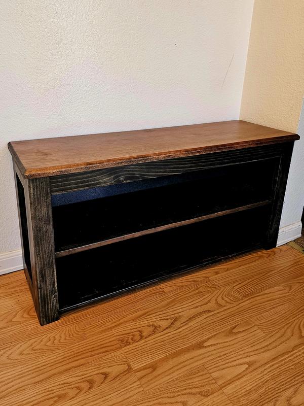 Entryway shoe rack bench